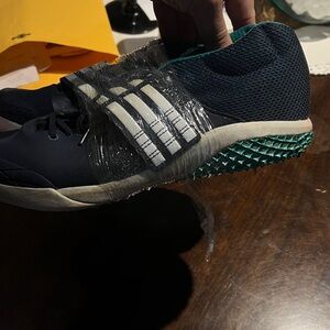 Adidas Navy and Teal Athletic Women’s Shoes Size 8